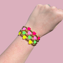 Load image into Gallery viewer, Express Yourself HEARTS Bracelet