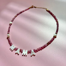 Load image into Gallery viewer, MAMA What The Shell Necklace- Plum Purple