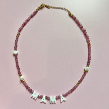 Load image into Gallery viewer, MAMA What The Shell Necklace- Plum Purple