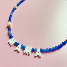 Load image into Gallery viewer, MAMA What The Shell Necklace- Royal Blue