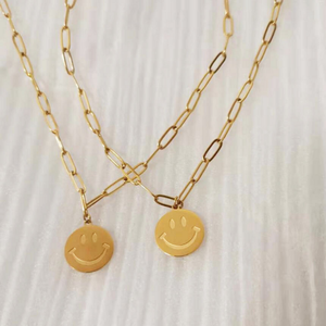 The LOL Smiley Face Necklace
